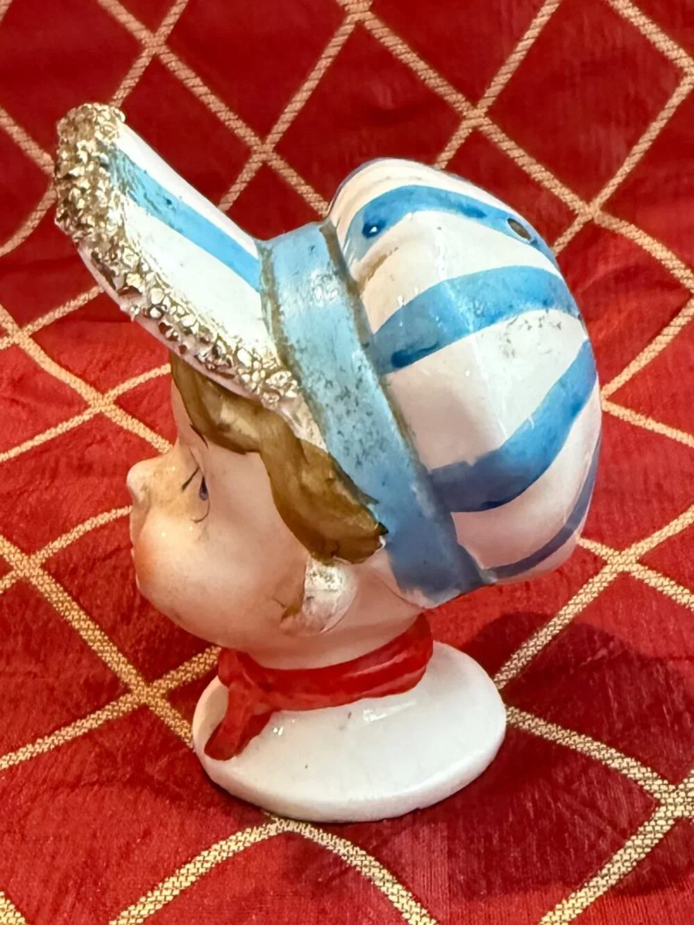 Vintage Boy Head Salt Shaker